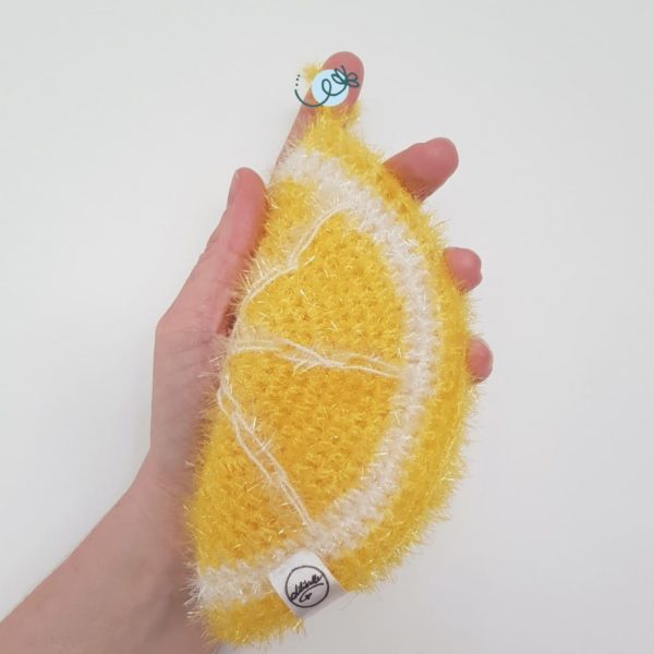 Eponge lavable tawashi lavable tranche de citron