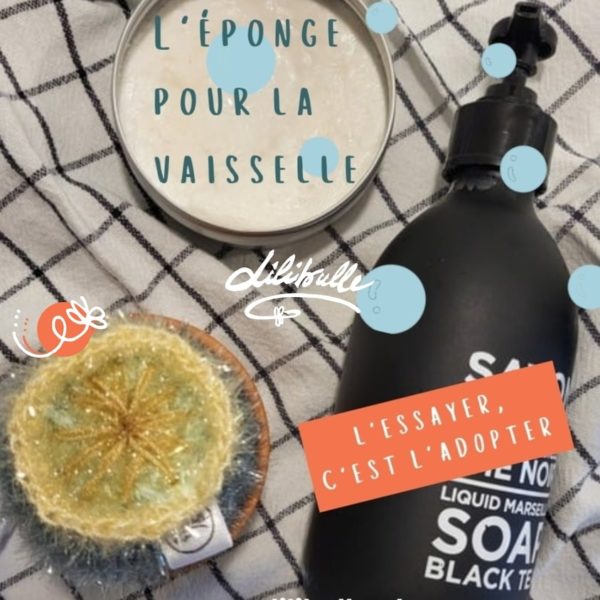 Une éponge super fun et super efficace pour la vaisselle et en plus super esthétique
