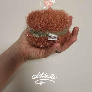 Eponge lavable MACARON CHOCOLAT