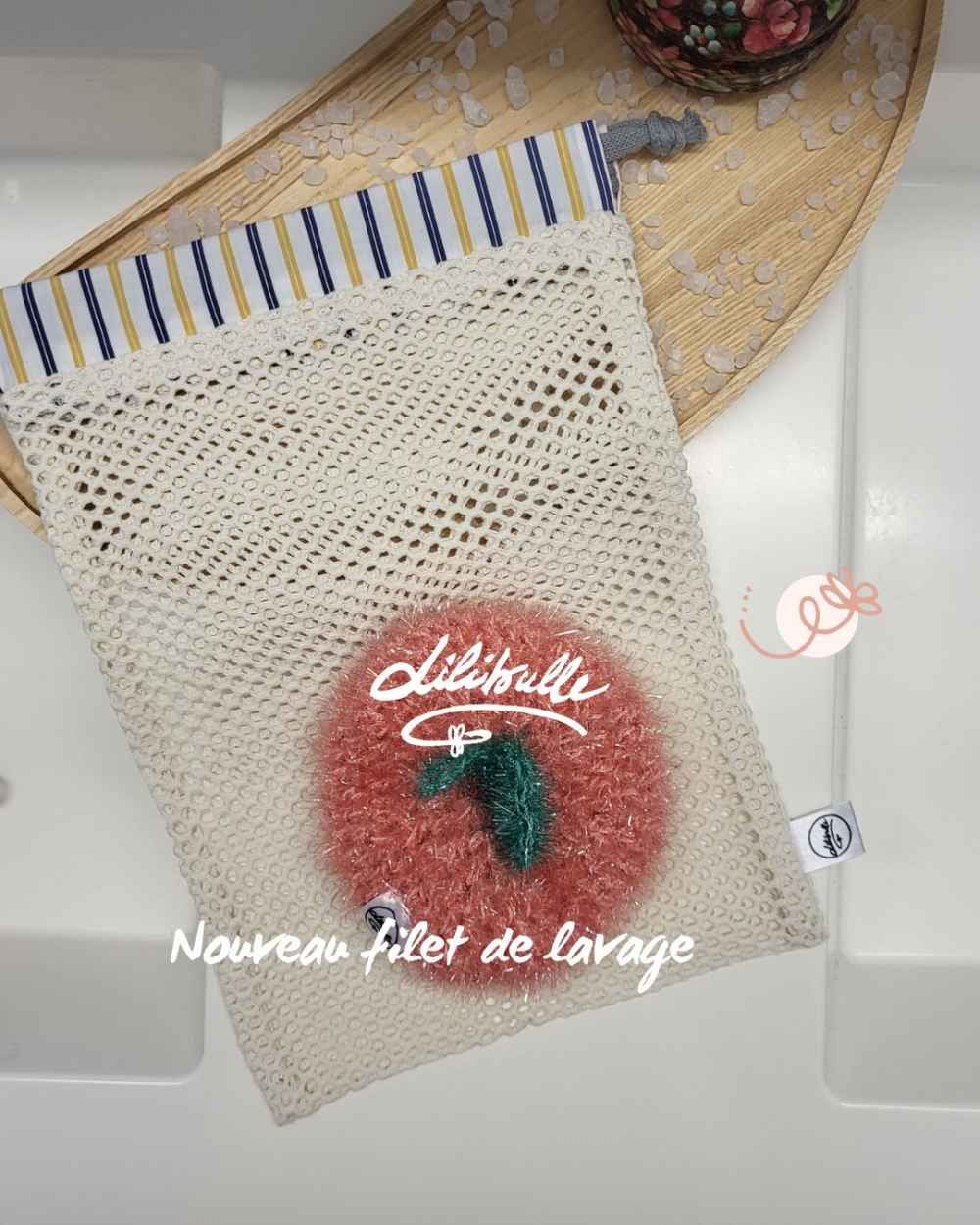 Filet de lavage pour laver vos éponges durables