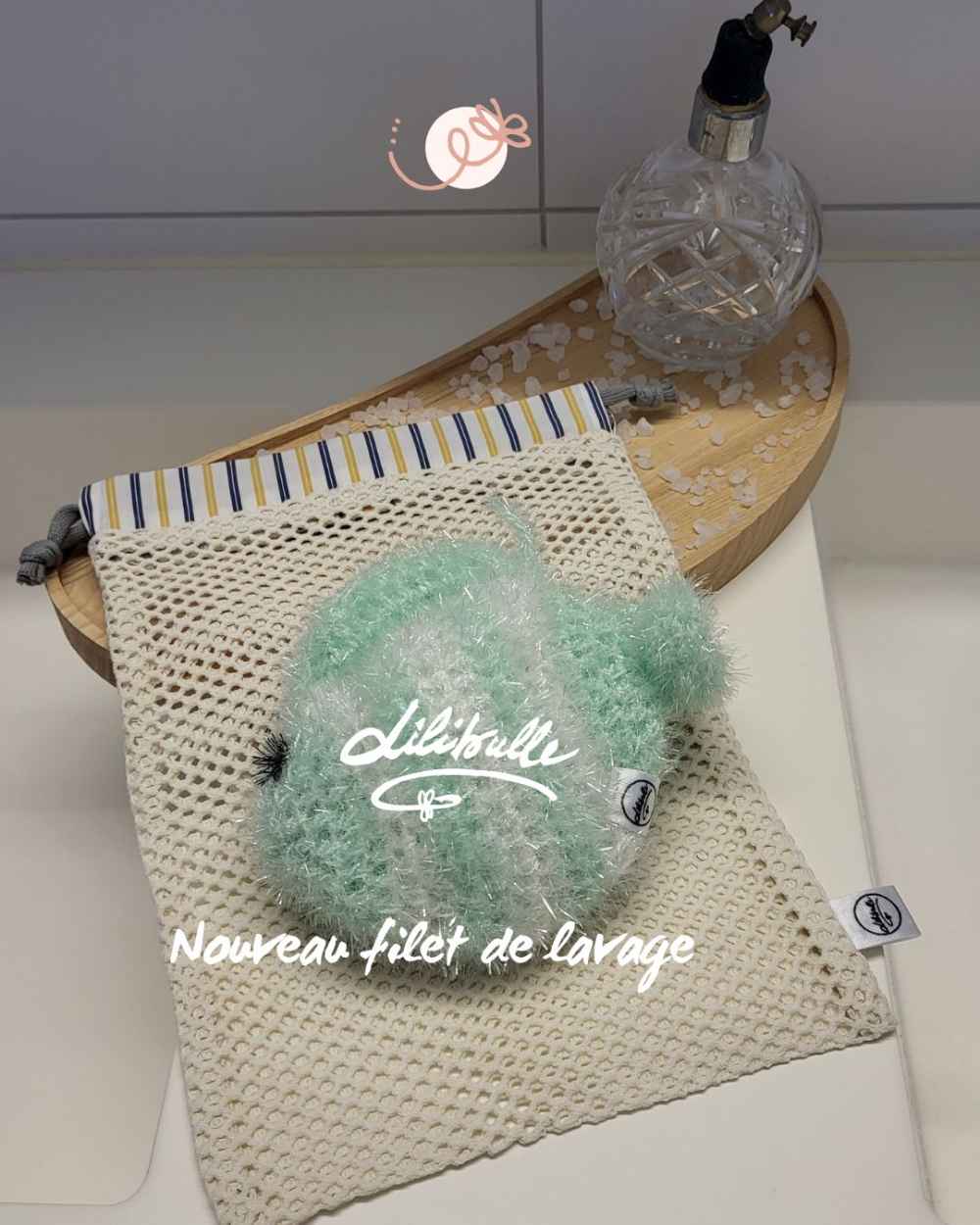 Filet de lavage pour prendre soin de vos éponges éthiques