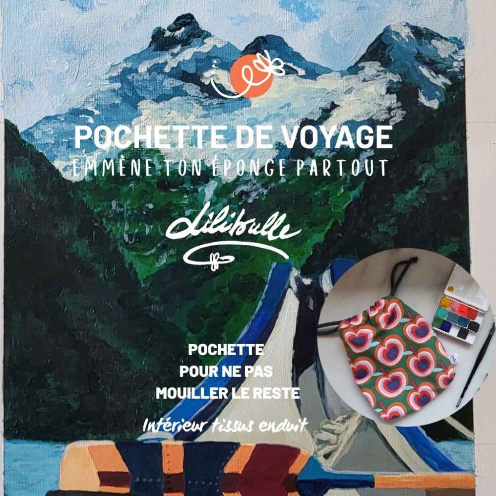 Pochette durable de voyage pommes