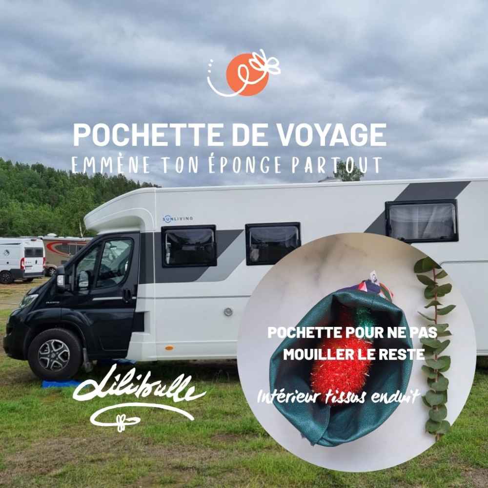 Voyager avec la pochette vaisselle